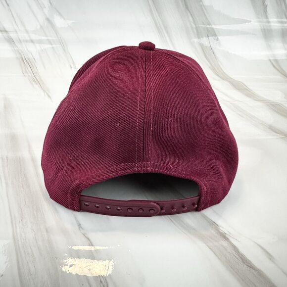 The Children's Place #Epic Snapback Ball Cap Burgundy Brown Suede Bill L/XL 8+ - Picture 5 of 10